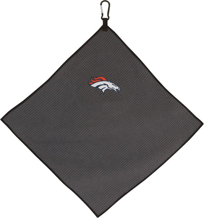 Denver Broncos 15" x 15" Grey Microfiber Towel |Team Effort