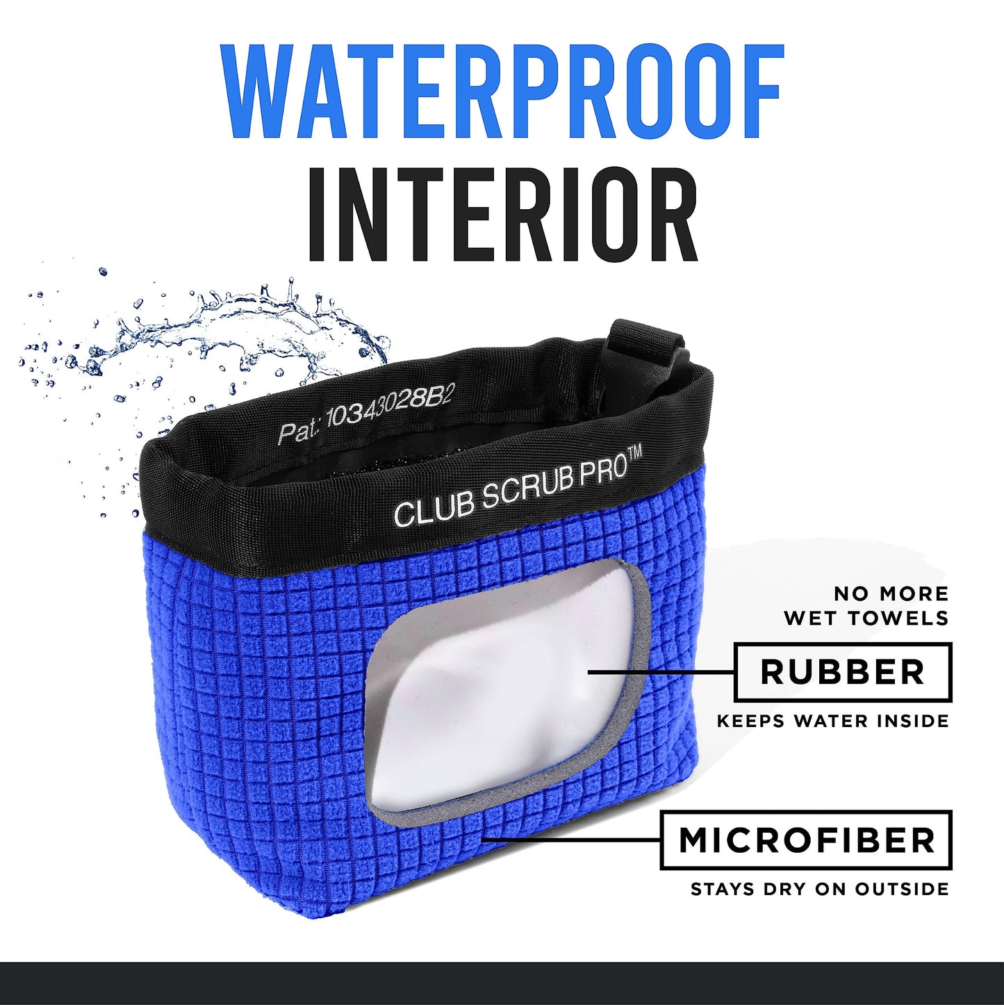 Golf Club and Golf Ball Cleaning Bag