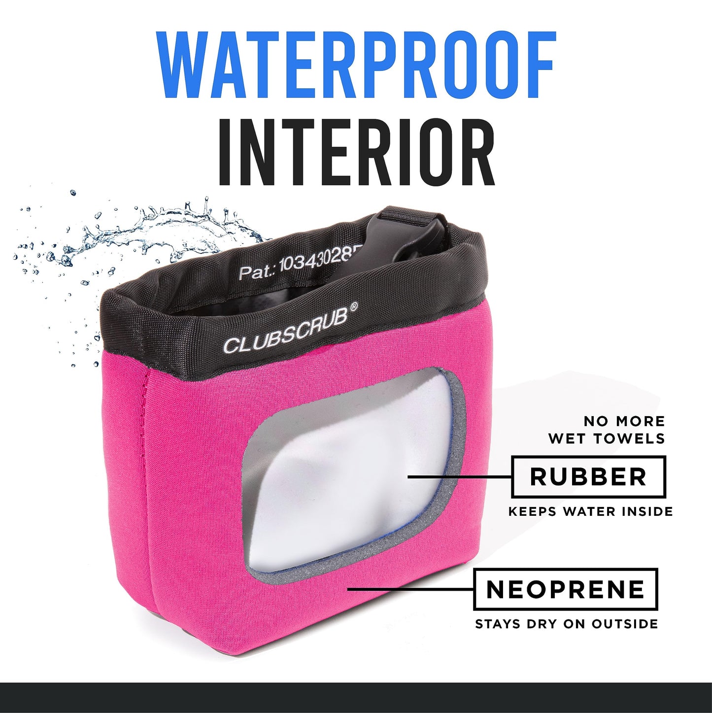 Golf Club and Golf Ball Cleaning Bag