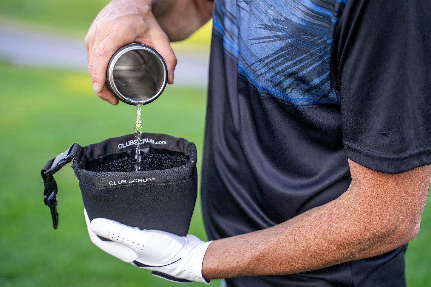 Golf Club and Golf Ball Cleaning Bag