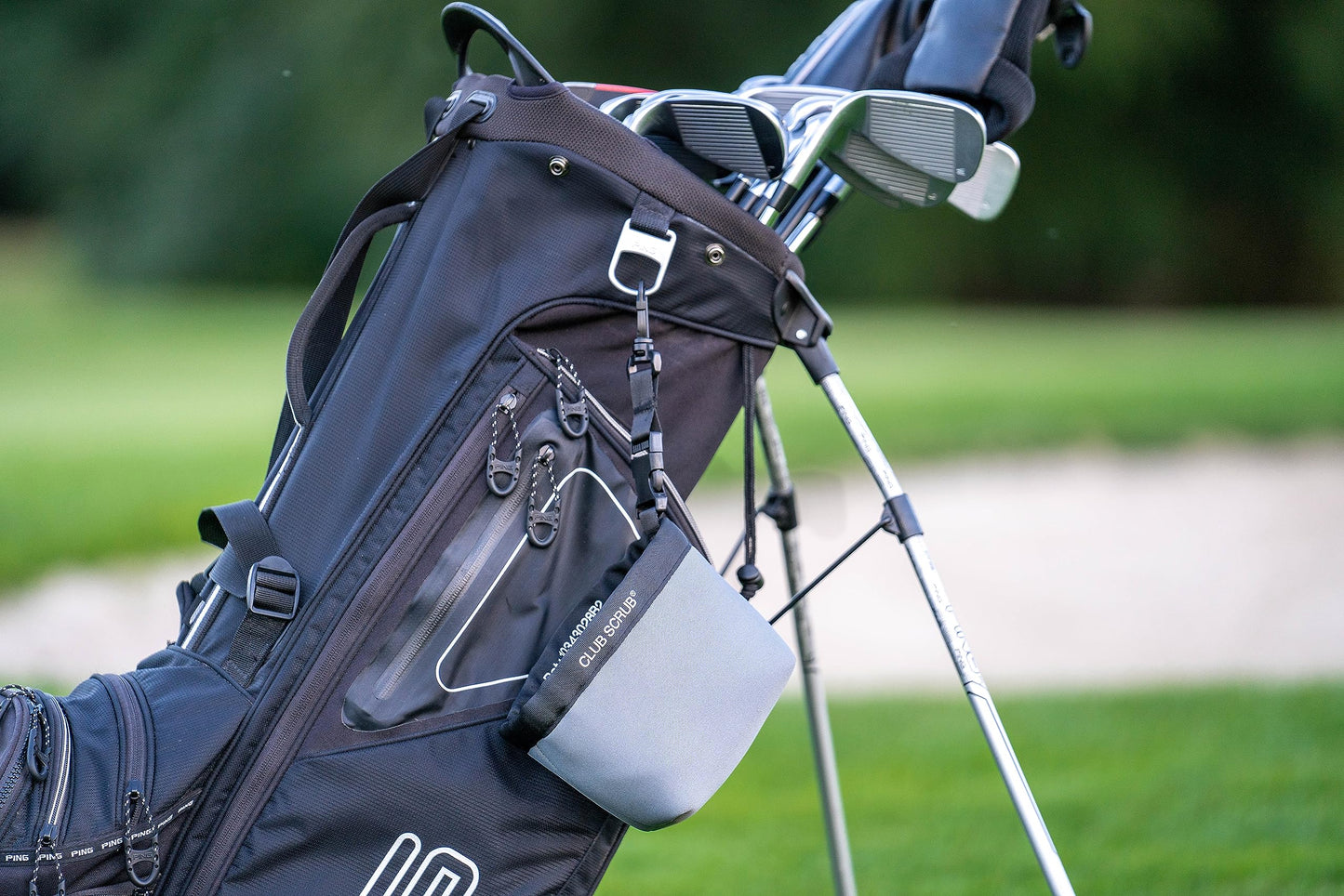 Golf Club and Golf Ball Cleaning Bag
