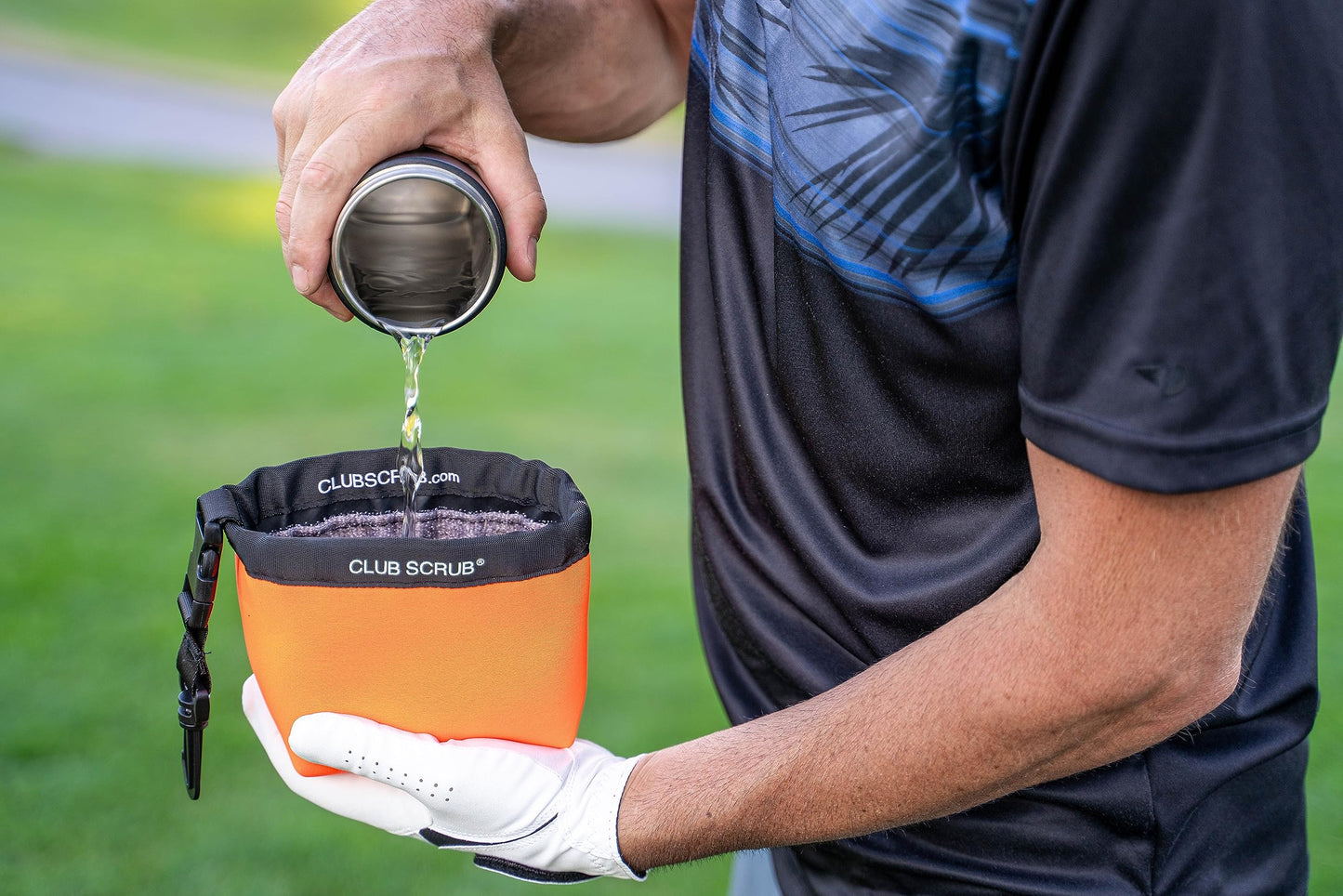 Golf Club and Golf Ball Cleaning Bag