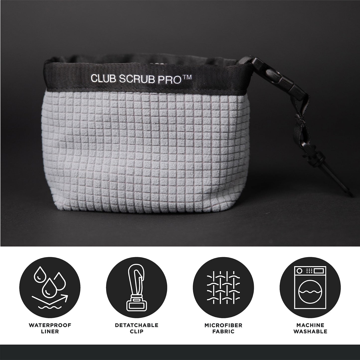Golf Club and Golf Ball Cleaning Bag