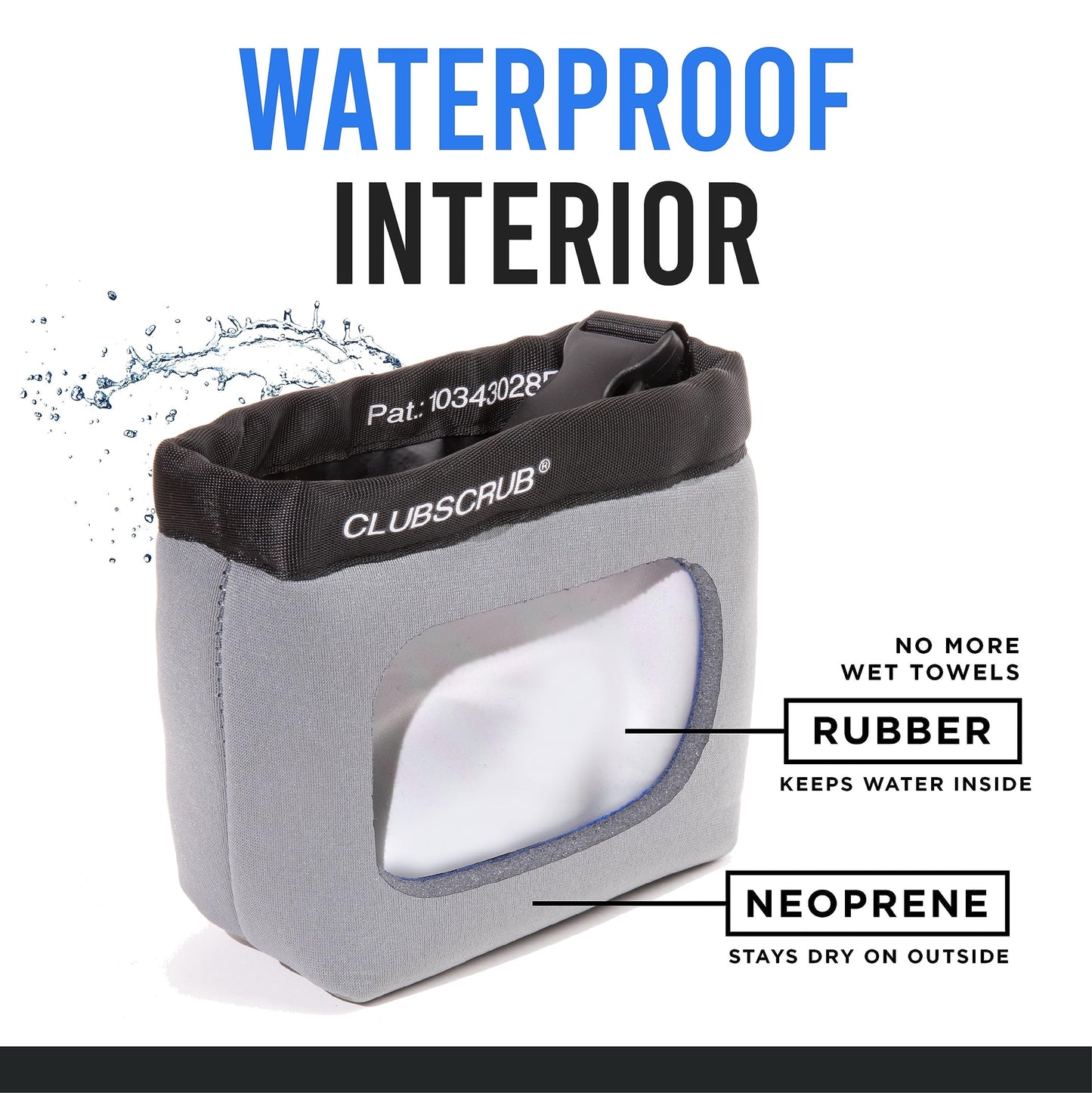 Golf Club and Golf Ball Cleaning Bag