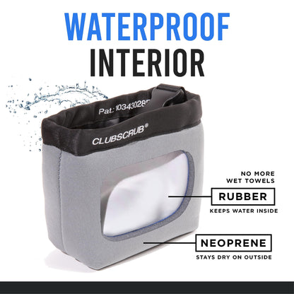 Golf Club and Golf Ball Cleaning Bag