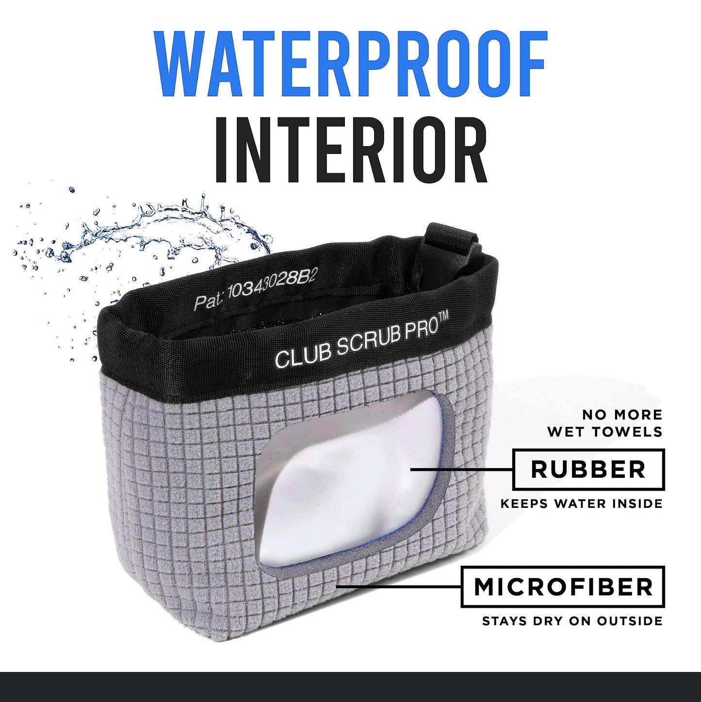 Golf Club and Golf Ball Cleaning Bag