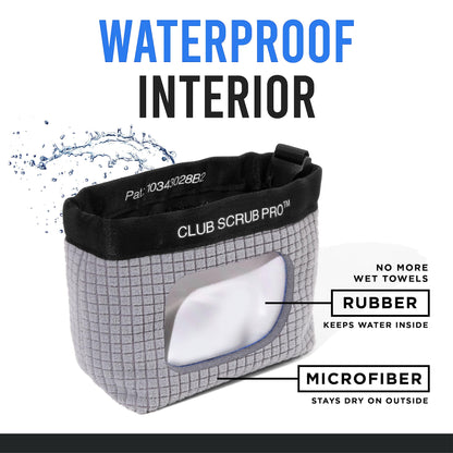 Golf Club and Golf Ball Cleaning Bag