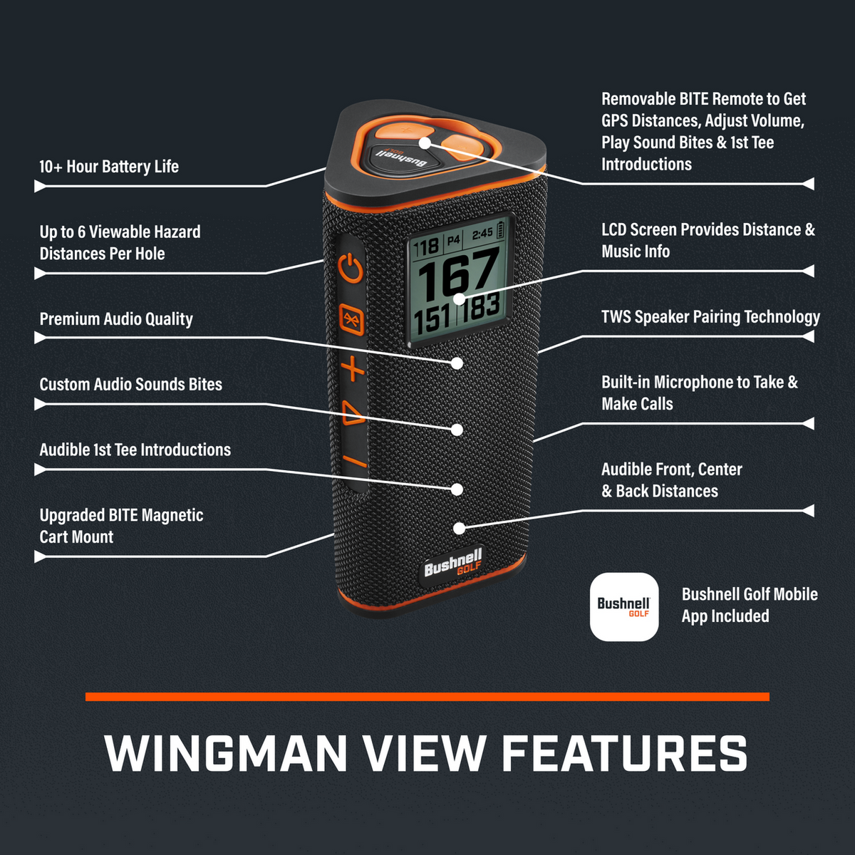 Bushnell Golf Wingman View