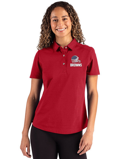 Cleveland Browns Women's Golf Polo | Cutter & Buck