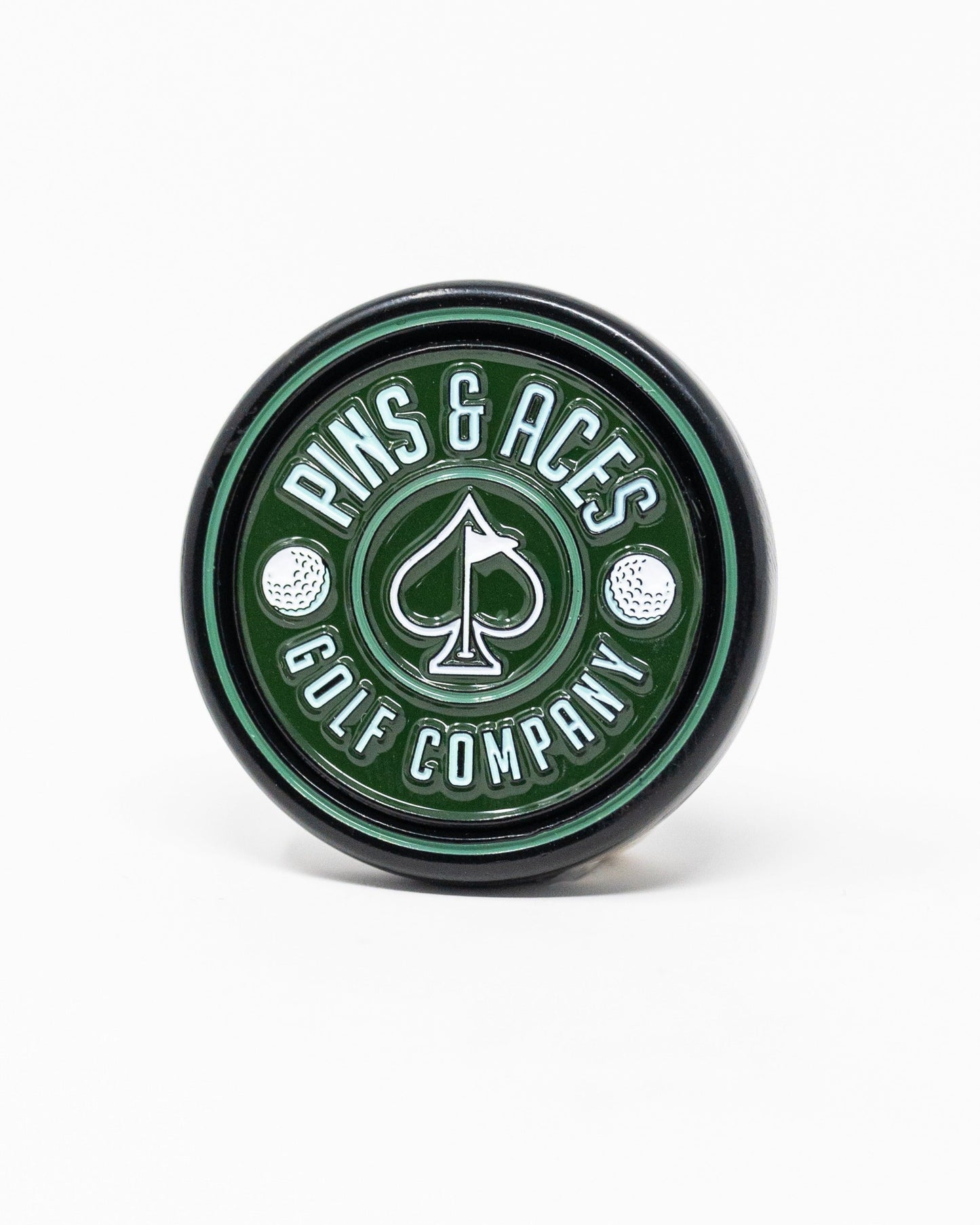 Pop Out Medallion Ball Marker - Green