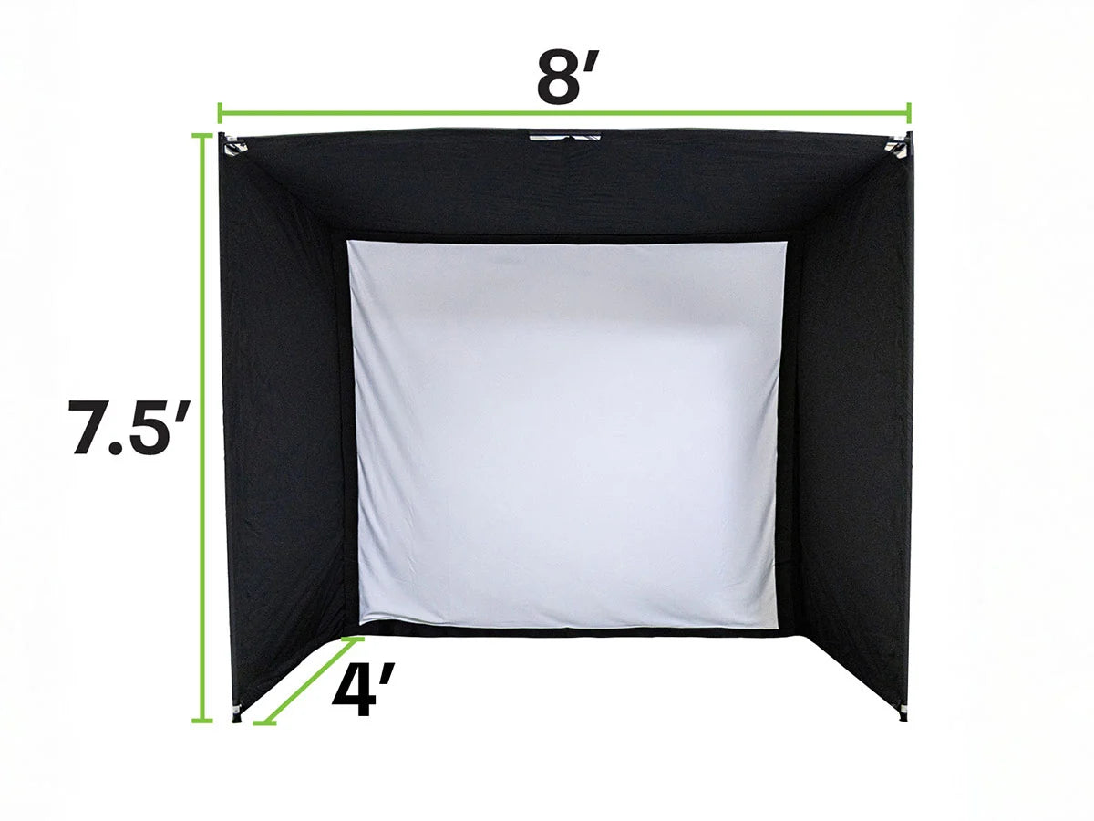 SkyTrak Golf Simulator Enclosure -Professional High Impact Home Studio Bay
