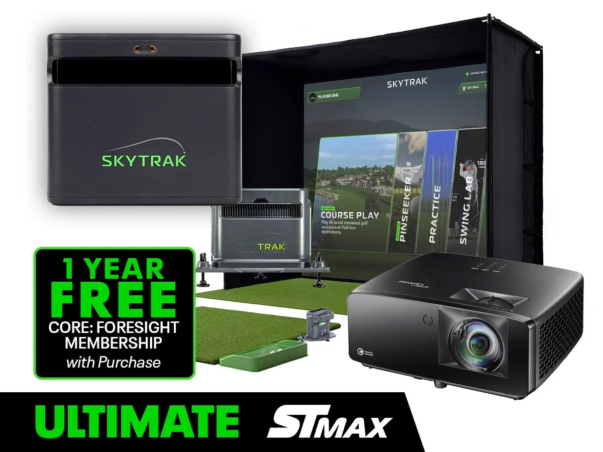SkyTrak ST MAX Golf Simulator - Ultimate Studio Package