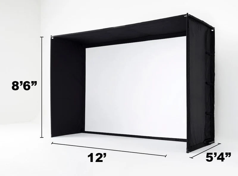 SkyTrak Golf Simulator Enclosure -Professional High Impact Home Studio Bay
