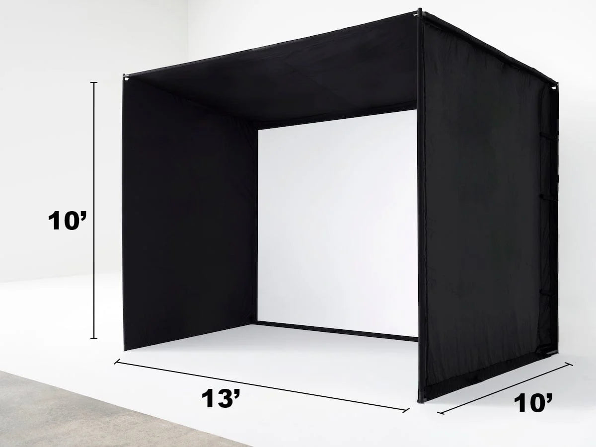 SkyTrak Golf Simulator Enclosure -Professional High Impact Home Studio Bay