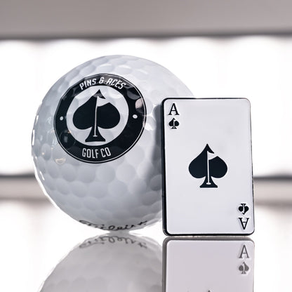 Ace of Spades Ball Marker - Pins and Aces