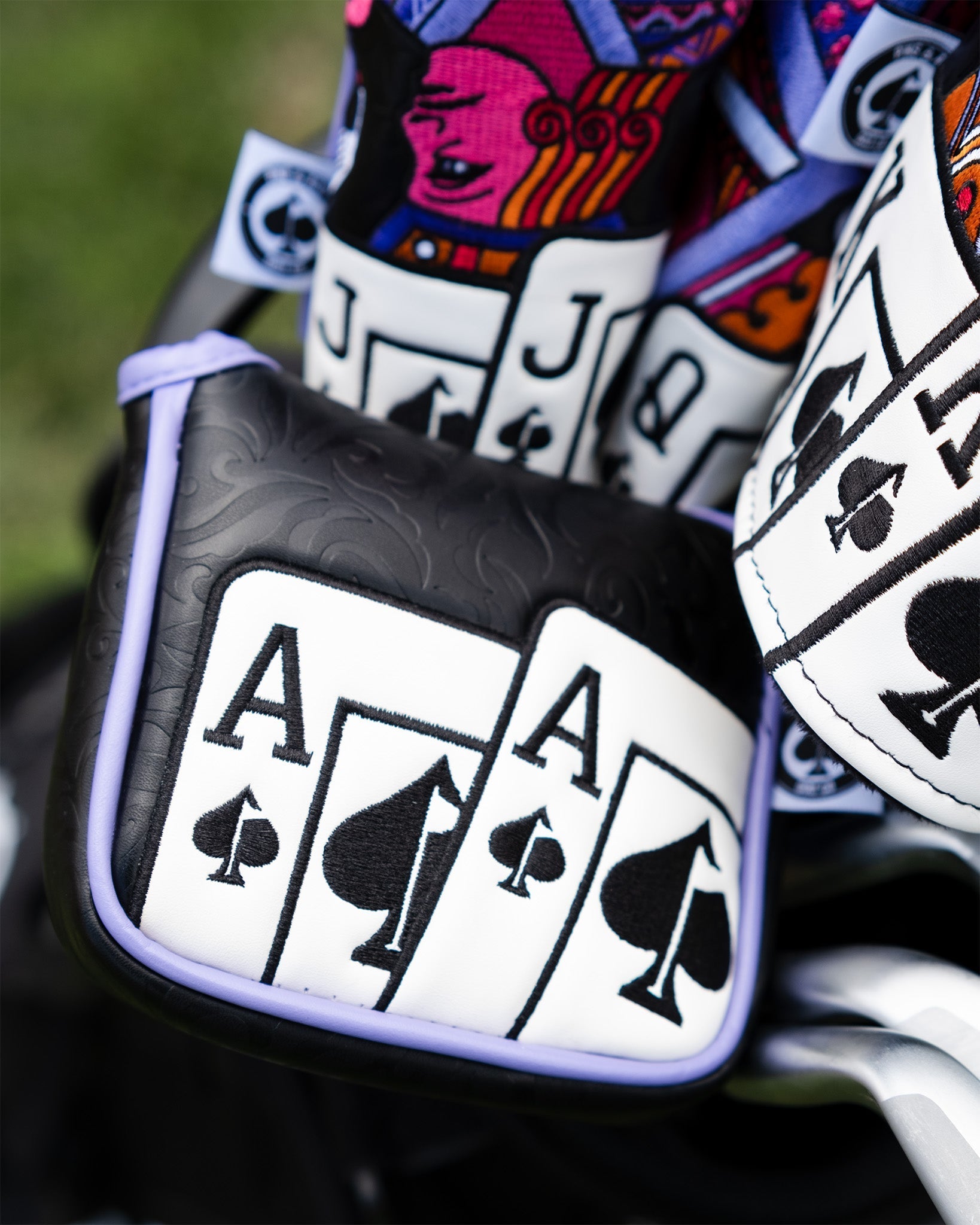 Ace of Spades - Mallet Putter Cover - Pins and Aces