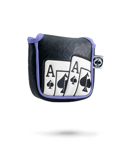 Ace of Spades - Mallet Putter Cover - Pins and Aces