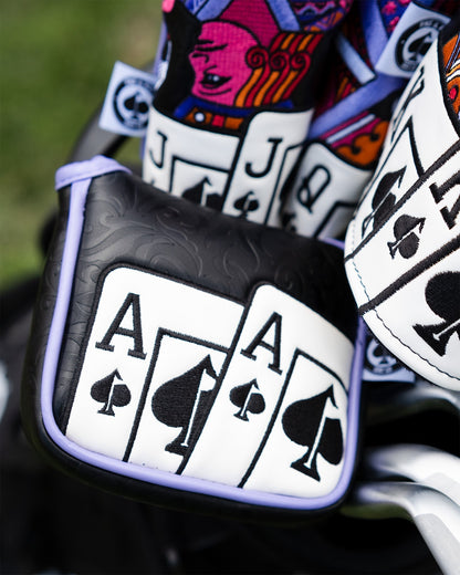 Ace of Spades - Mallet Putter Cover - Pins and Aces