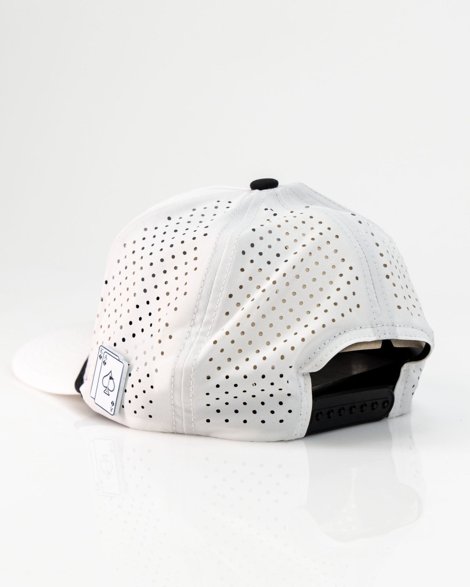 Ace/King White - Perforated Rope Hat - Pins and Aces
