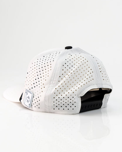 Ace/King White - Perforated Rope Hat - Pins and Aces
