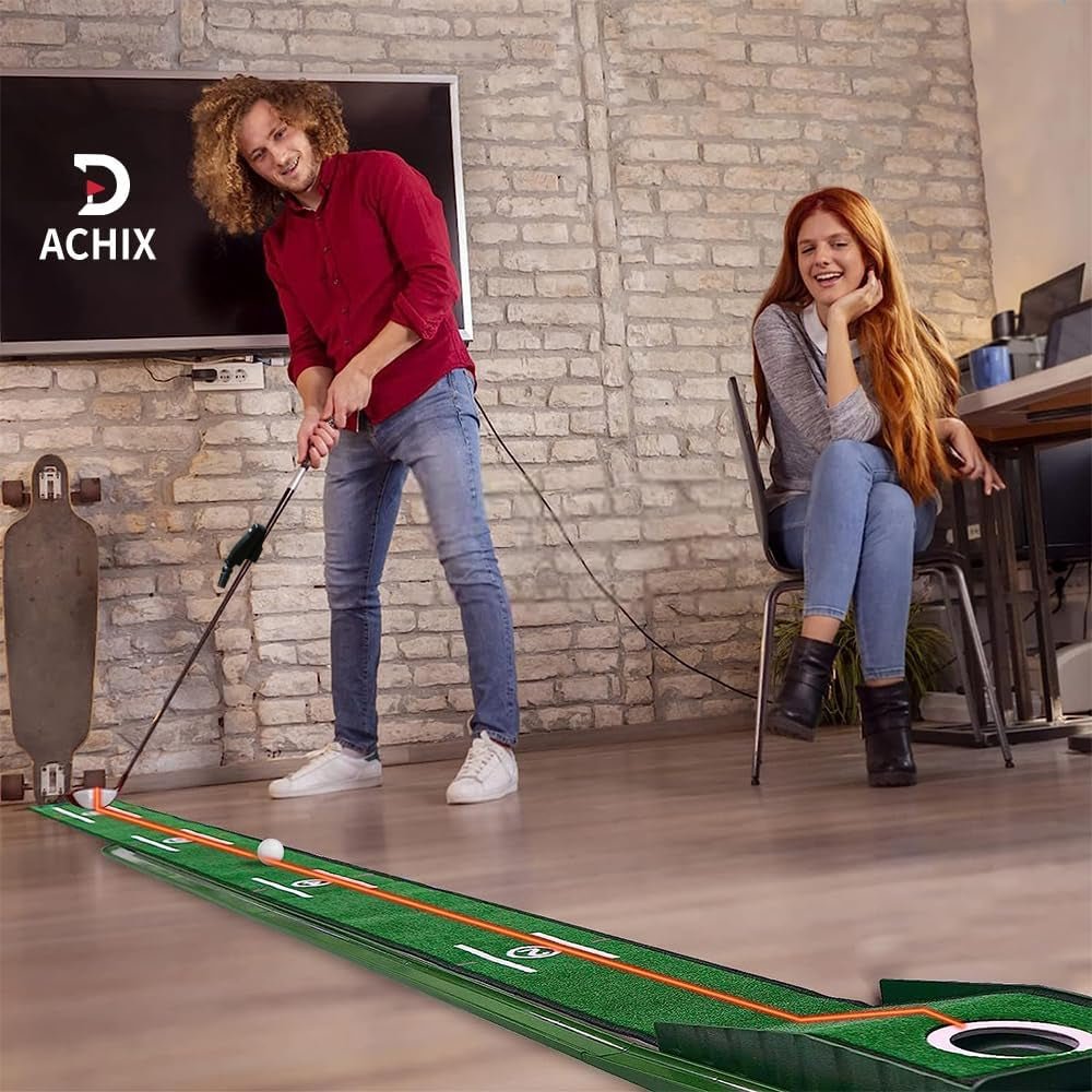 ACHIX Indoor Golf Putter Laser Aiming Device - Green Box Edition -