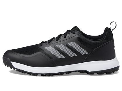 adidas Men's Tech Response Spikeless 3.0 Golf Shoe - Core Black/Footwear White - 9 Wide