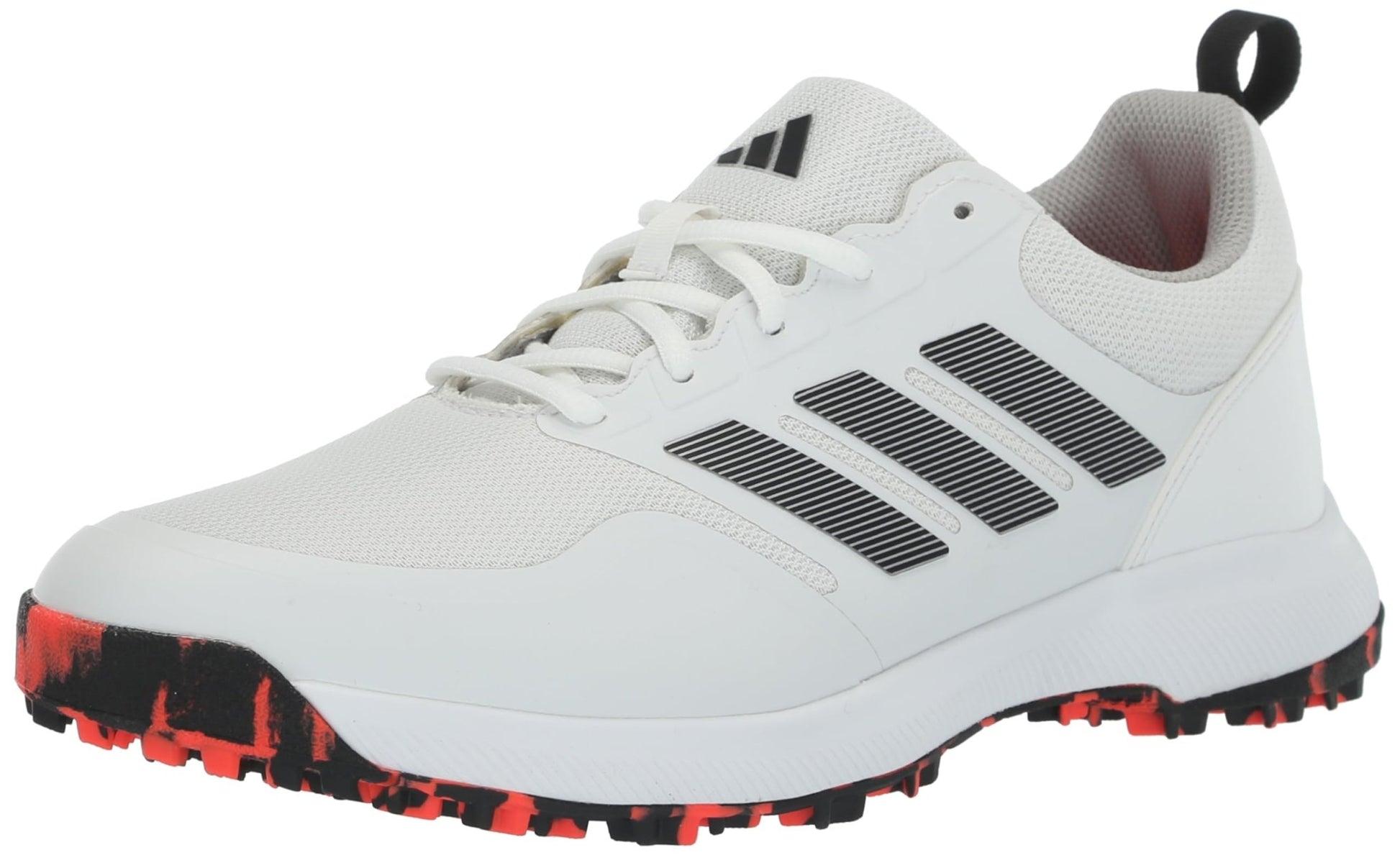 adidas Men's Tech Response Spikeless 3.0 Golf Shoe - Footwear White/Core Black/Grey Two - 10.5