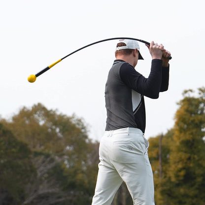 Amazon Basics Golf Swing Trainer Aid and Warm - Up Practice Stick for Grip, Balance, Distance and Power Training - Amazon