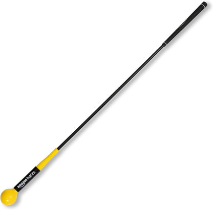 Amazon Basics Golf Swing Trainer Aid and Warm - Up Practice Stick for Grip, Balance, Distance and Power Training - Amazon
