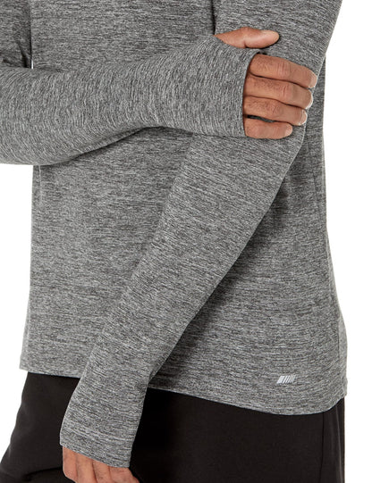 Amazon Essentials Men's Active Quick Dry Tech Stretch Long - Sleeve Hooded Pullover T-Shirt - Amazon