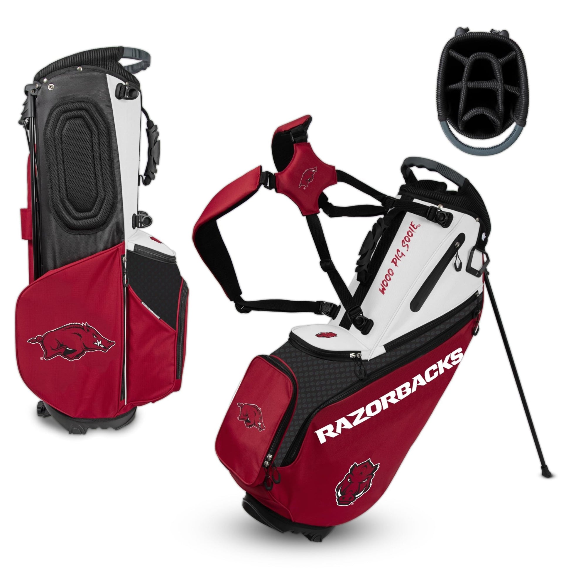 Arkansas Back Nine Stand Bag NCAA |Team Effort - Team Effort