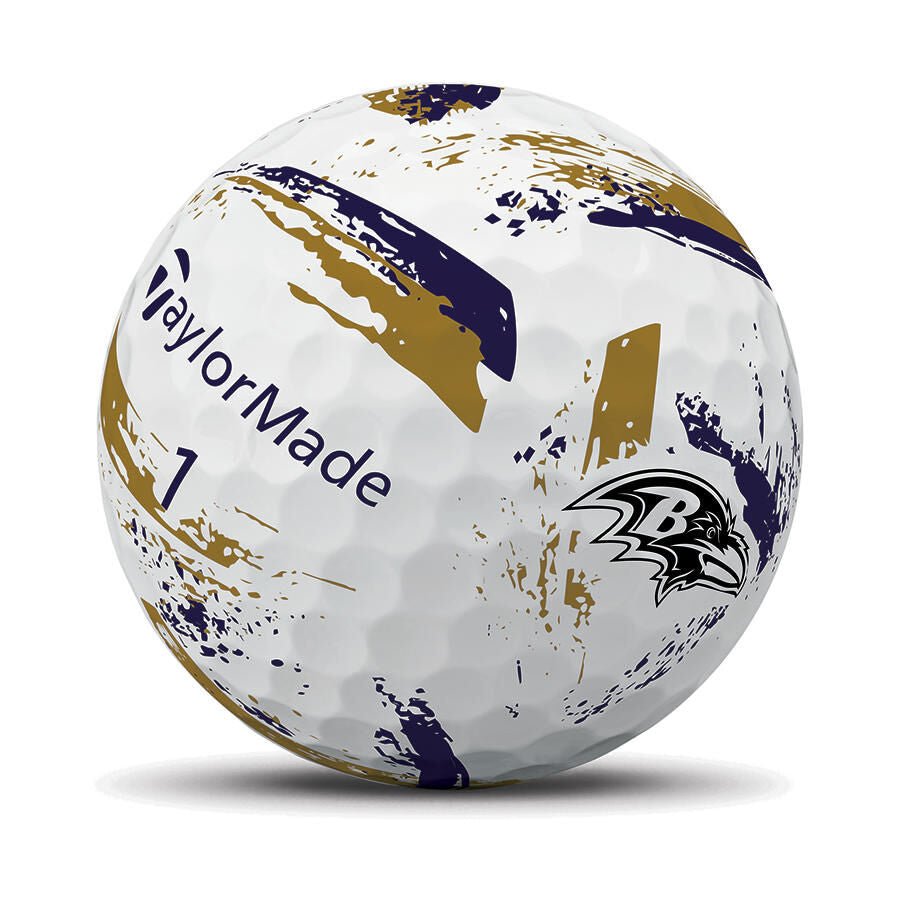 Baltimore Ravens SpeedSoft Ink Golf Balls - TaylorMade Team