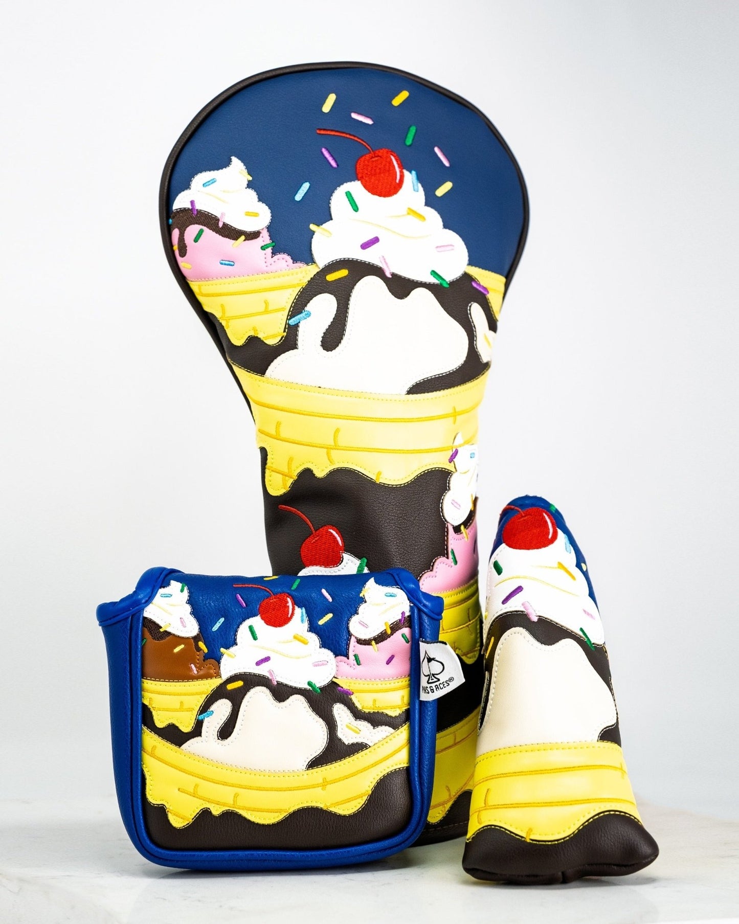Banana Split - Mallet Putter Cover - Pins and Aces