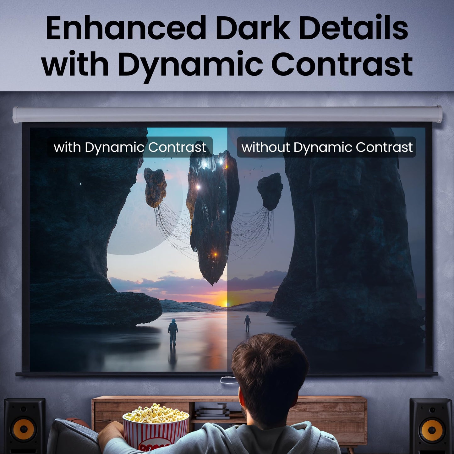 BenQ TK710STi 4K HDR Laser 3200 Lumens Movie and Gaming Short Throw Projector with 4ms Response Time | 240Hz Refresh Rate | HDR10 & HLG - TK710 - 4K Laser 3200 lm 5W Speaker