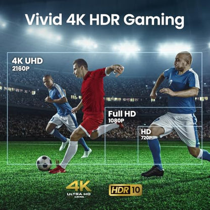 BenQ TK710STi 4K HDR Laser 3200 Lumens Movie and Gaming Short Throw Projector with 4ms Response Time | 240Hz Refresh Rate | HDR10 & HLG - TK710 - 4K Laser 3200 lm 5W Speaker