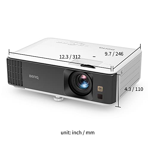BenQ TK710STi 4K HDR Laser 3200 Lumens Movie and Gaming Short Throw Projector with 4ms Response Time | 240Hz Refresh Rate | HDR10 & HLG - TK710 - 4K Laser 3200 lm 5W Speaker