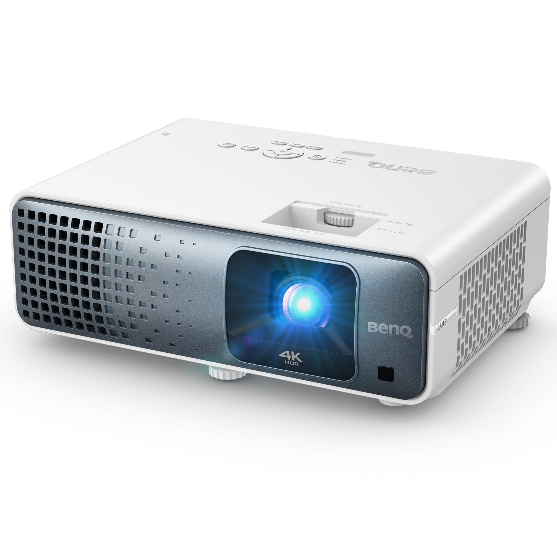 BenQ TK710STi 4K HDR Laser 3200 Lumens Movie and Gaming Short Throw Projector with 4ms Response Time | 240Hz Refresh Rate | HDR10 & HLG - TK710 - 4K Laser 3200 lm 5W Speaker