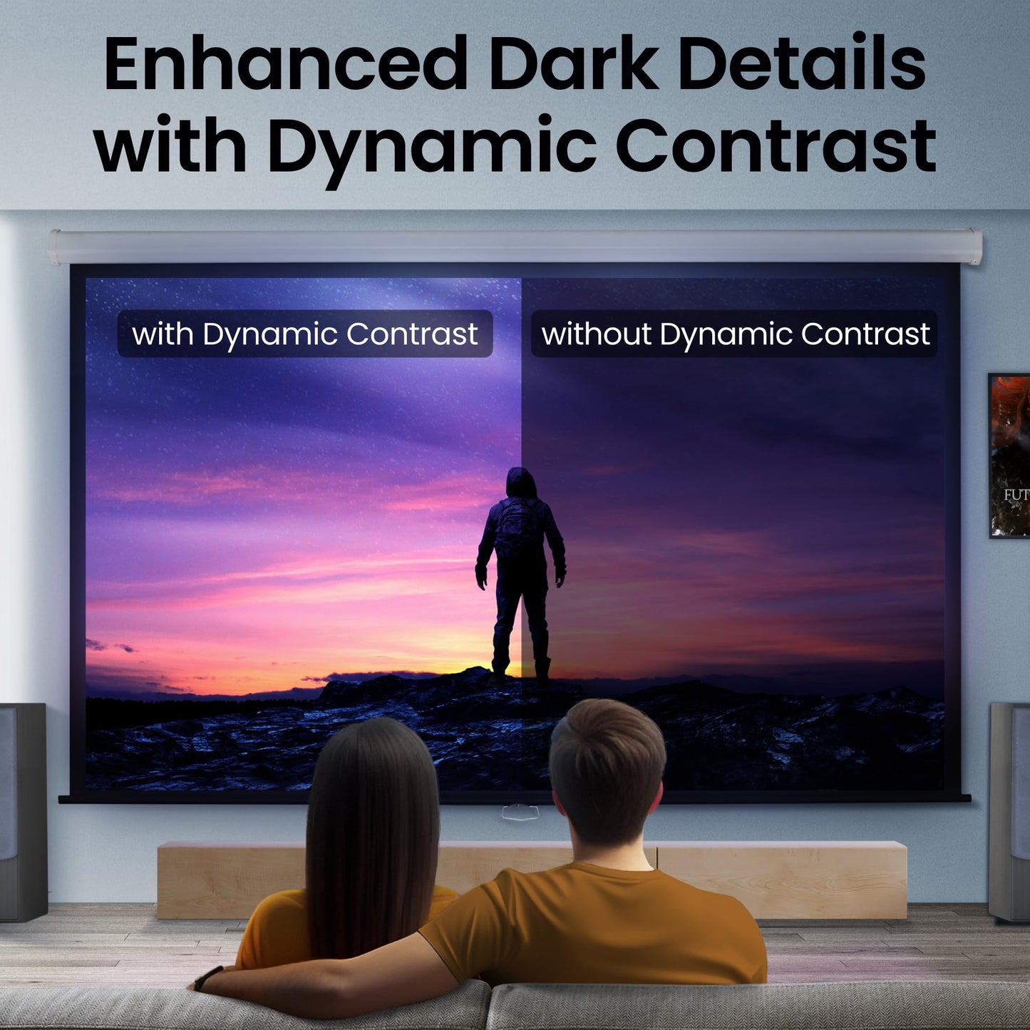 BenQ TK710STi 4K HDR Laser 3200 Lumens Movie and Gaming Short Throw Projector with 4ms Response Time | 240Hz Refresh Rate | HDR10 & HLG - TK710 - 4K Laser 3200 lm 5W Speaker