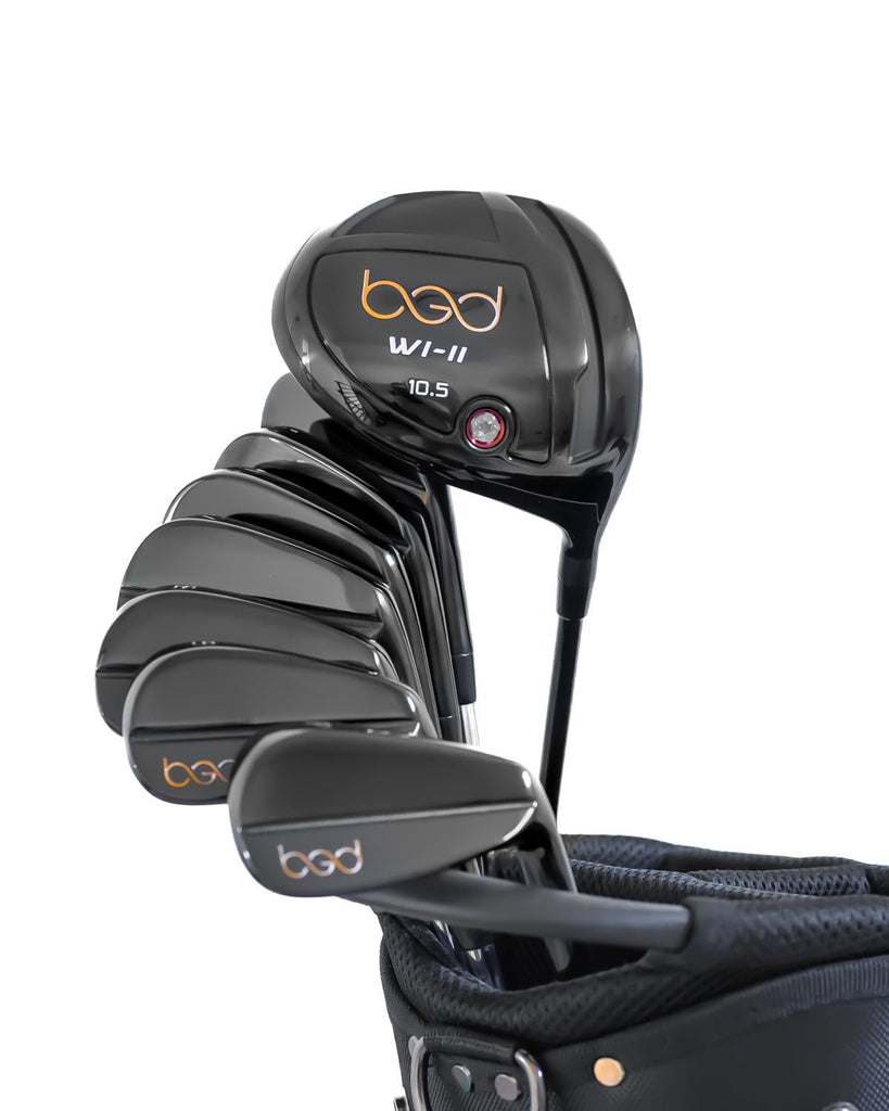 BGD Essentials Complete Golf Set - Divot Collection - BGD Graphite Shaft - Regular - Lifetime Warranty - With Bag