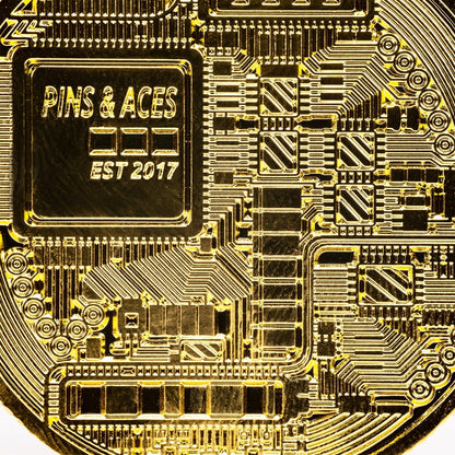 Bitcoin Ball Marker - Pins and Aces