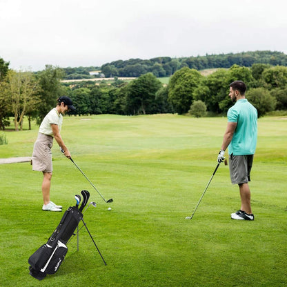 Black Golf Club Head Cover for Driver Fairway 3 Pcs Woods Headcovers - Black - Blue - 