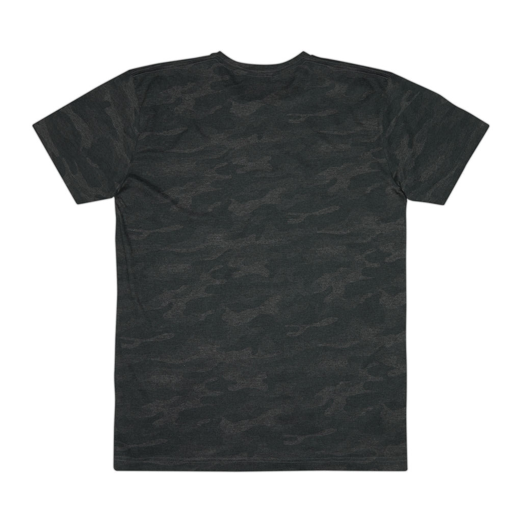 Black Square Black Camo Fine Jersey Tee - Storm Camo - S