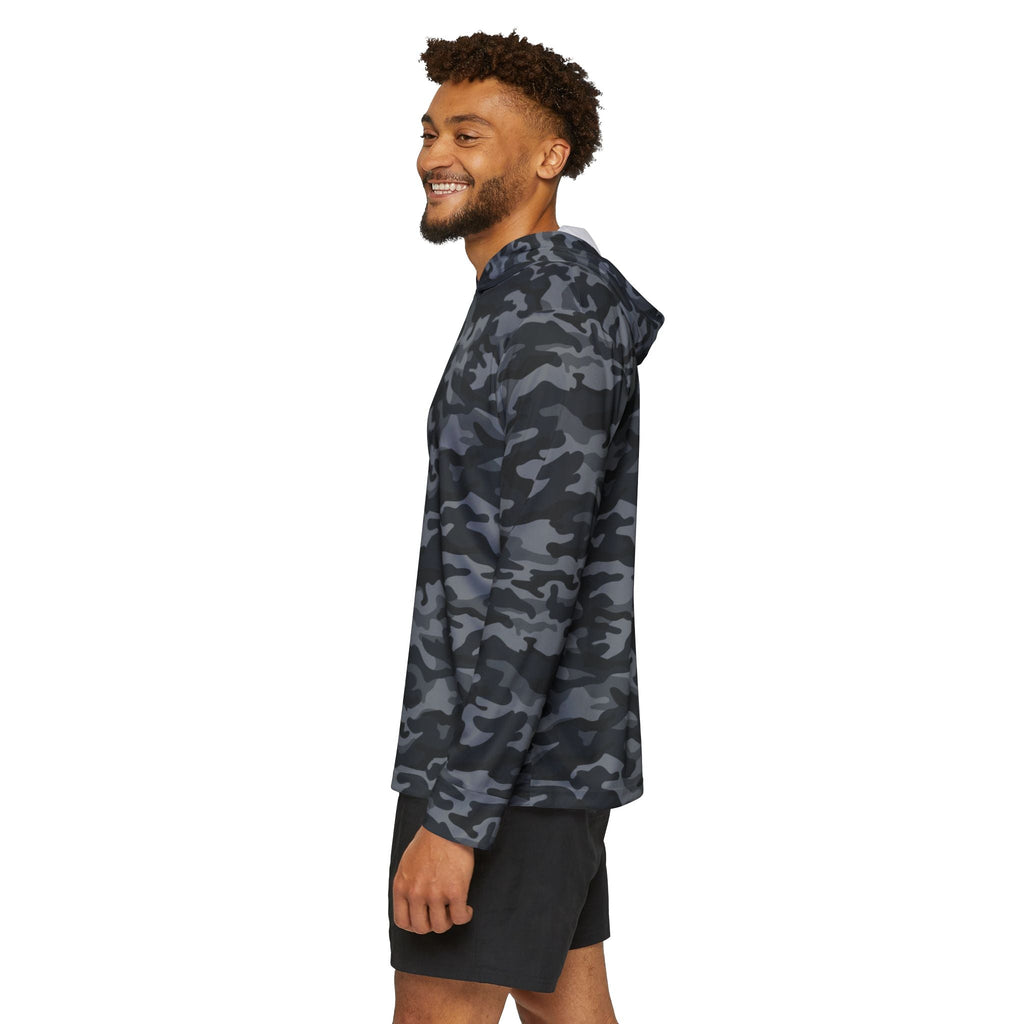 Black Square Black Camo Sports Warmup Hoodie - XS - 