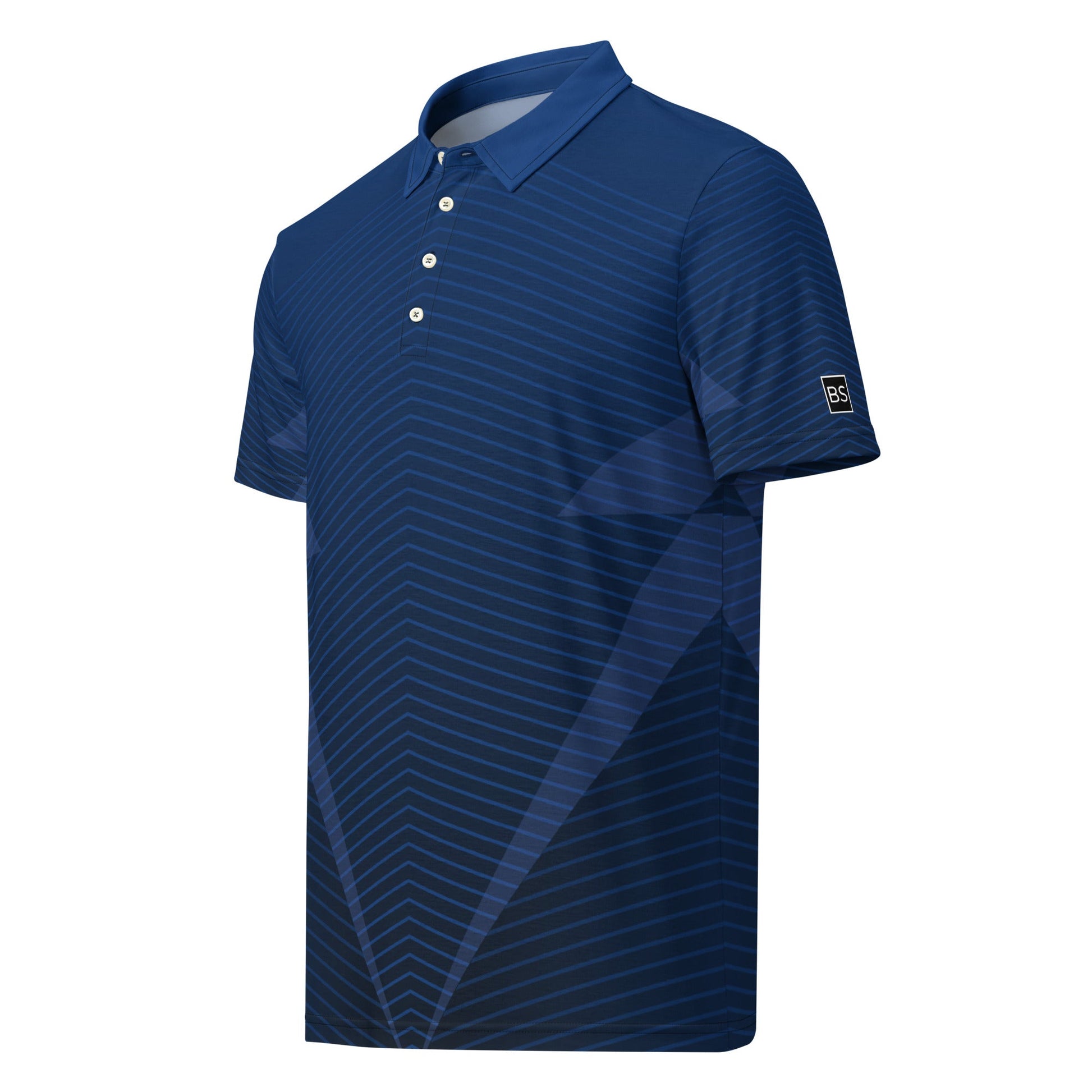 Black Square Golf Blue Razor Men’s slim fit polo - XS - 