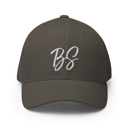 Black Square Golf BS Flexfit Hat - Dark Grey - S/M