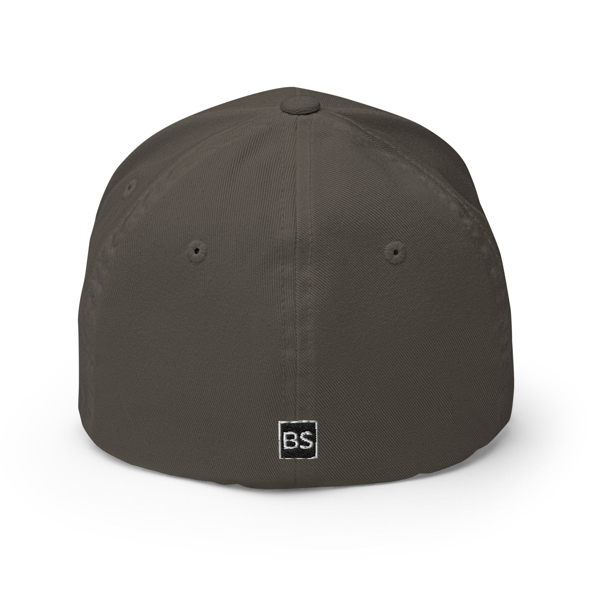 Black Square Golf BS Flexfit Hat - Dark Grey - S/M