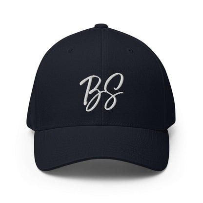 Black Square Golf BS Flexfit Hat - Dark Navy - S/M