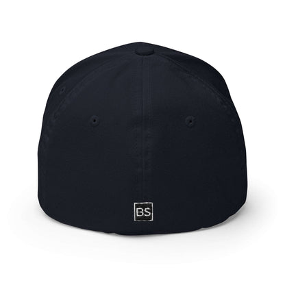 Black Square Golf BS Flexfit Hat - Dark Navy - S/M