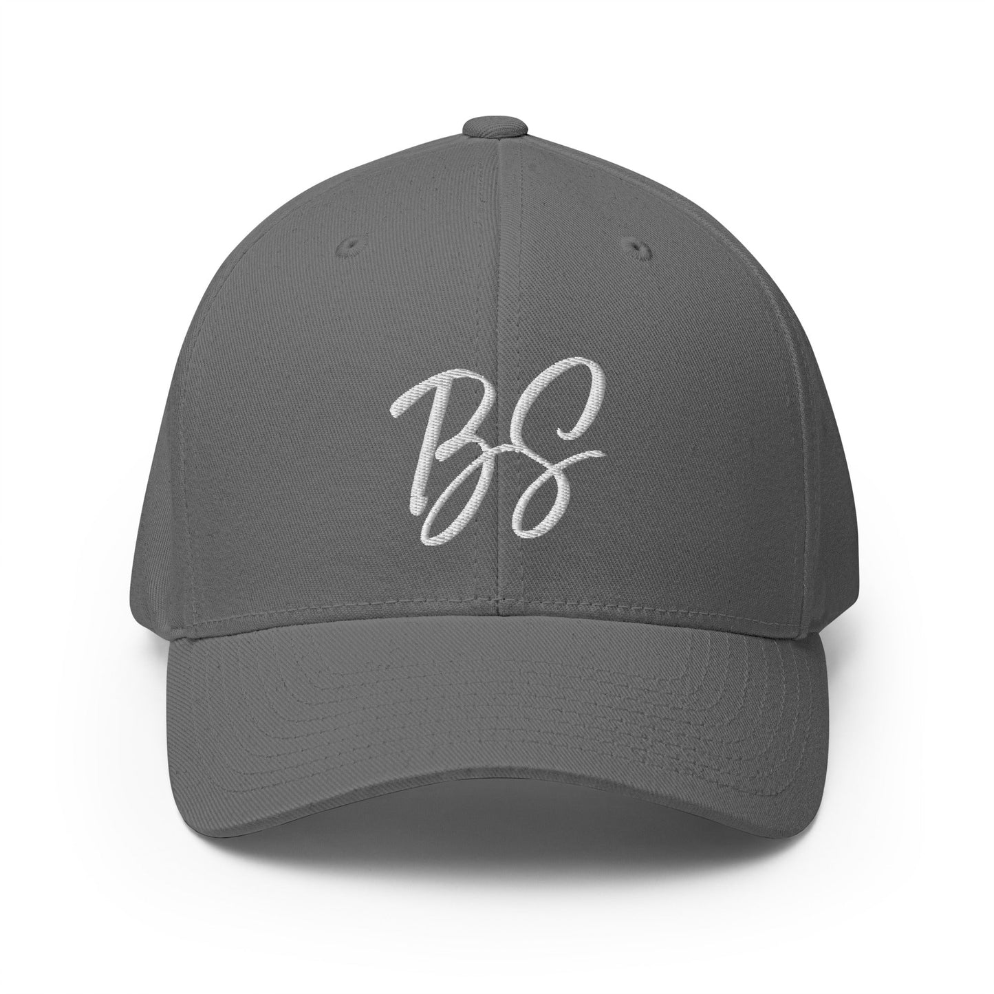 Black Square Golf BS Flexfit Hat - Grey - S/M