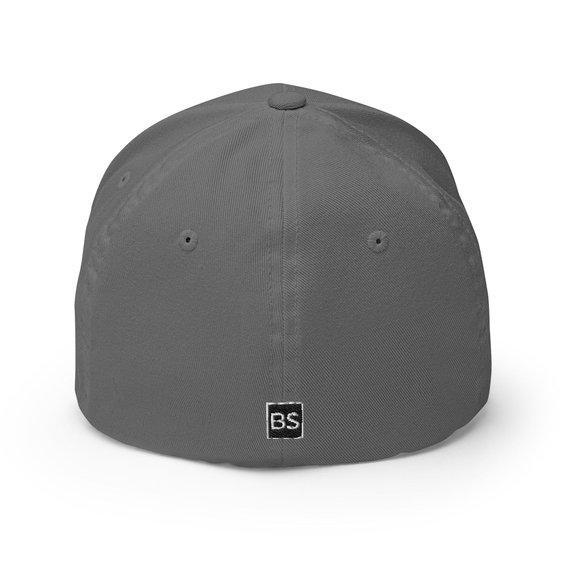 Black Square Golf BS Flexfit Hat - Grey - S/M